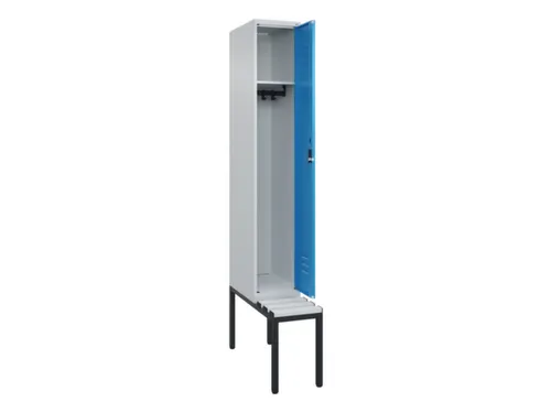 locker met bank,HxBxD 2120x300x815mm,1vak,vak B 300mm,cil.-slot