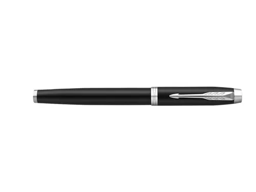 Parker IM Vulpen Matt Black CT Finish Medium Blauwe inkt