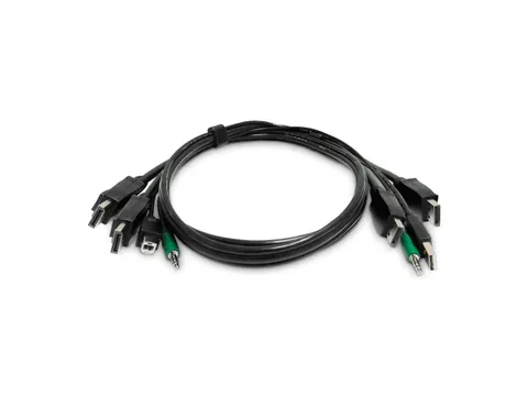 1.8 Meter Dual-DisplayPort KVM Kabel