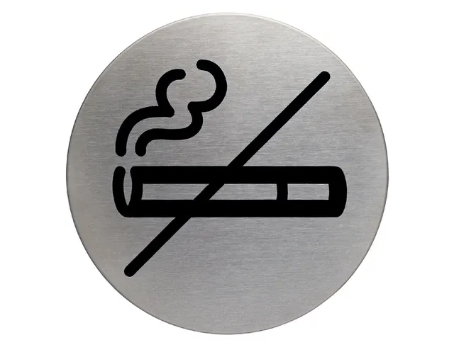 Infobord pictogram Durable 4911 niet roken rond 83mm
