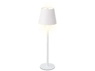Tafellamp Lumineo led oplaadbaar steady binnen wit - 1