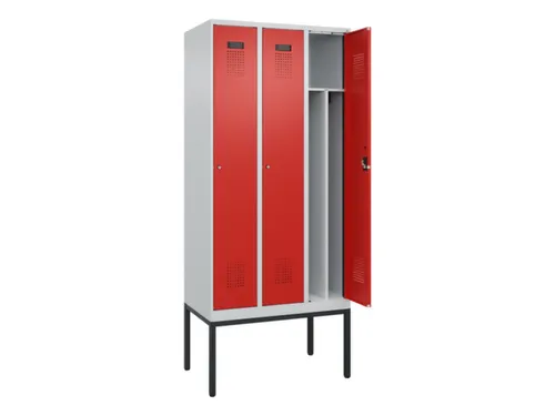 locker voor scheiding van kleding,HxBxD 2120x900x500mm,3vak