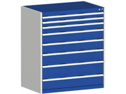 Ladekast 1200x1050x650mm 8laden 75kg Kleur Ral3004