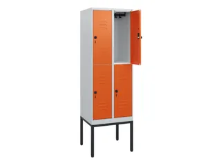dubbeldekse locker,HxBxD 1950x600x500mm,2x2vak.,vak B 300mm - 2