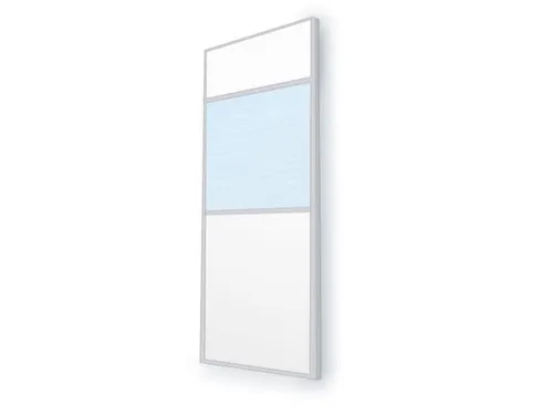 scheidingswand,glas,HxB 1085x600mm,deurkozijn/raamkozijn RAL7035