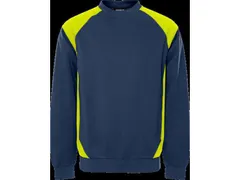 Fristads 7148 GSM sweater, blauw/geel, maat XS, per stuk