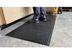 werkplekmat,kliksysteem,HxLxB 15x300x800mm,natuurrubber,genopt