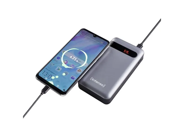 Intenso PD20000 Powerbank 20000 mAh USb-A USb-C Antraciet