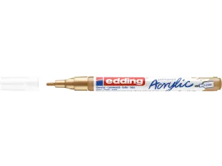 Acrylmarker edding e-5300 fijn rijkgoud - 1