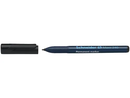 Permanent marker Schneider Maxx 240 rond 1-2mm zwart