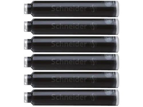 Inktpatroon Schneider Zwart 6 stuks