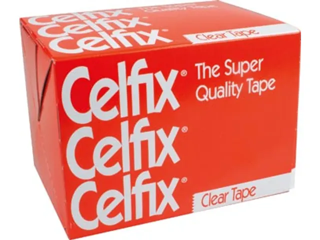 Plakband Cellulose Ft 19mmx66m transparant