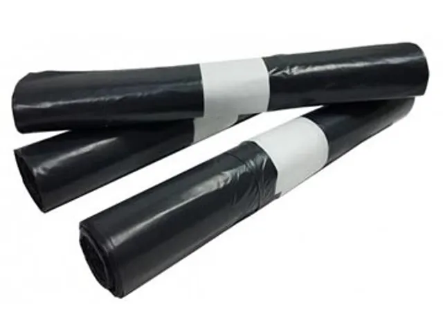 Afvalzak 60x80cm 60 Liter Grijs HDPE 25 Rol a 20 Stuks