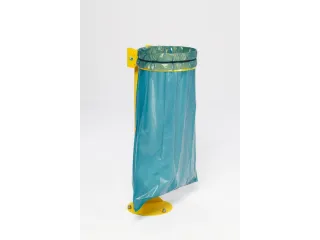 Afvalverzamelaar Voor 120 liter-Zakken Staander Plaatstaal Geel - 1
