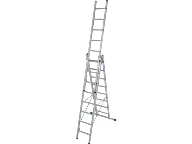 multifunctionele telescoopladder,3x8,sporten,balk L 2,3-5,2m,aluminium
