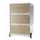 mobiel ladeblok,HxBxD 642x390x436mm,3lade(n),romp wit,front beuken