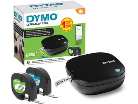 Display Dymo: 10 x LetraTag 200B promopack + 10 x LetraTag 100H + 40 x