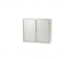 Roldeurkast Inclusief 2 Legborden Krijtwit 103x120x43 - 1