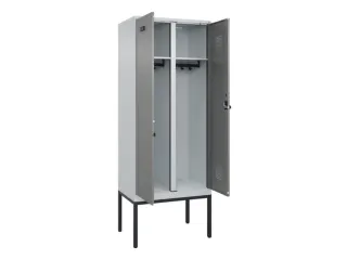 locker voor scheiding van kleding,HxBxD 2120x800x500mm,2vak - 1
