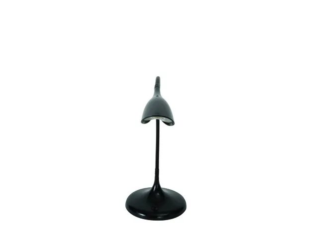 Ledarum LED-bureaulamp zwart flexibele arm en kap