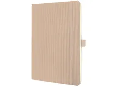 Notitieboek Conceptum A5 Beige gelinieerd softcover. Genummerde pagina