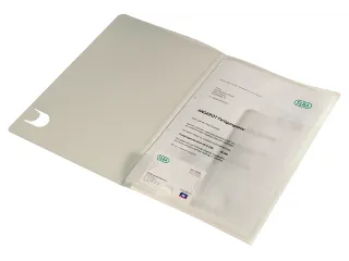 Offertemap Oxford A4 met insteektas 2 kleppen 0,5mm PP transparant - 4