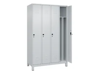 locker voor scheiding van kleding,HxBxD 1950x1200x500mm,4vak - 2