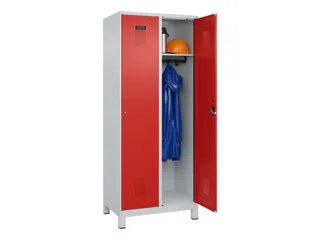 locker,HxBxD 1950x800x500mm,2vak,vak B 400mm,cil.-slot,voeten - 1