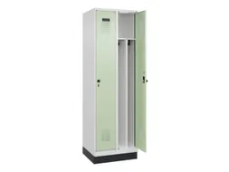 locker voor scheiding van kleding,HxBxD 1950x600x500mm,2vak