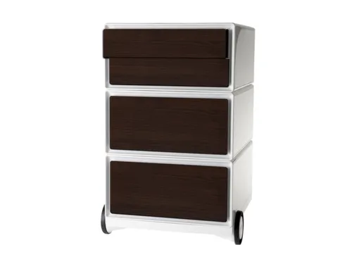 mobiel ladeblok,HxBxD 642x390x436mm,4lade(n),romp wit,front zijwand
