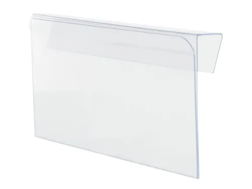 insteekhoes,HxB 85x210mm,om te klemmen,hard plastic,transparant