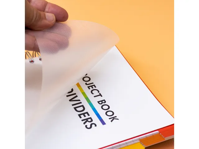 Projectboek Pukka White B5 lijn 10-tabs 200vel/400 pagina's 80 gram