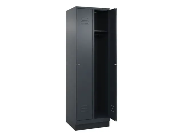 locker,HxBxD 1950x600x500mm,2vak,vak B 300mm,cil.-slot,sokkel