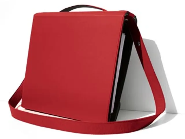 Mappendrager, Rood Leder