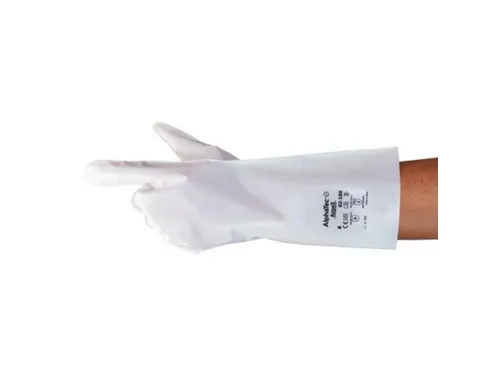 Ansell AlphaTec 02-100 chemische handschoenen, wit, maat 10, 12 paar