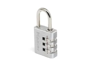Hangslot MasterLock combi aluminium 30mm - 3