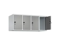 opzetkast,v. locker,4vak.,vak B 300mm,HxBxD 500x1200x500mm
