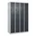 dubbeldekse locker,HxBxD 1850x1200x500mm,4x2vak.,vak B 300mm