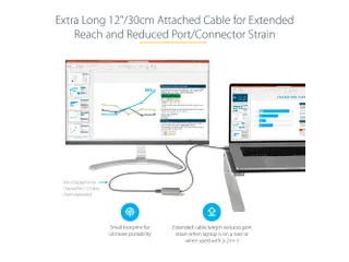 USB C naar Mini DisplayPort Adapter - 4K 60Hz USB-C naar mDP Adapter D - 6