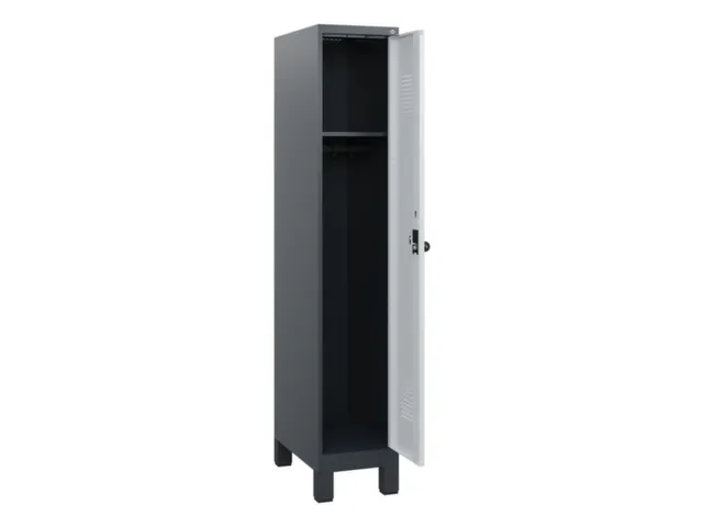 schoollocker,HxBxD 1630x300x500mm,1vak,vak B 300mm,draaigrendel,voeten