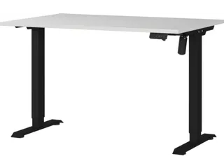 Elektrisch ihv bureau,HxBxD 710-1190x1200x800mm,blad lichtgrijs - 1