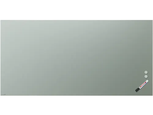 Mat Glasbord 100x200cm Sage Green rechte hoeken