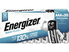 Batterij Energizer Max Plus 20xAAA alkaline