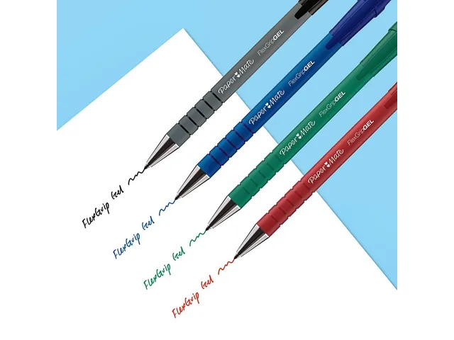Balpen Paper Mate Flexgrip Ultra medium blauw blister à 5 stuks