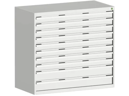 ladekast HxBxD 1200x1300x650mm 10laden zware lasten RAL7035