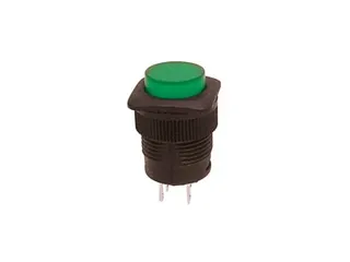 Drukschakelaar Off-(On) Met Groene Led - 1