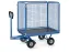 Handtrekwagens 6443l 700kg 1200x800mm Draadgaas Luchtbanden