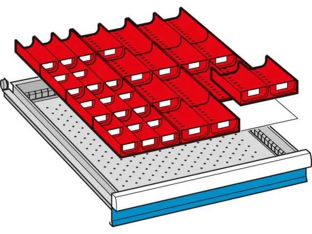 Compartimentage De Tiroir Pour Façade Hauteur 50Mm Et Plus
