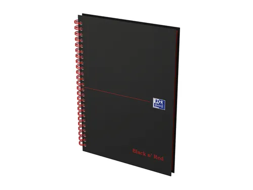 Notitieboek Oxford Black n' Red A5 70v lijn