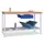 Werkbank 900x1500x700mm 1lade Frame/behuizing Ral6011 Front Ral7035